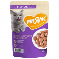 Мнямс Влажный корм для кошек 85г Мнямс Влажный корм для кошек 85г