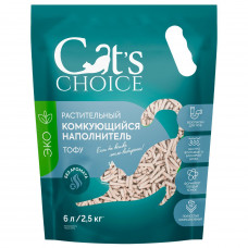 Cat's choice наполнитель соевый Без аромата