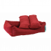 STORYTAILS Лежанка MUSHU прямоугольная из велюра, красный рубин, S 60х50х19 см STORYTAILS Лежанка MUSHU прямоугольная из велюра, красный рубин, S 60х50х19 см