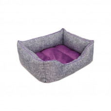 Лежанка ЛОФТ пухлик № 4 Rich Breed (PerseiLine), 70х55х20 см, цвет фиолетовый
