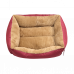 STORYTAILS Лежанка LOOIE прямоугольная с мехом, красная, L 95x75x28 см