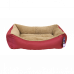 STORYTAILS Лежанка LOOIE прямоугольная с мехом, красная, L 95x75x28 см